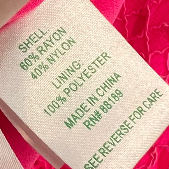 SOLD Lilly Pulitzer Hot Pink Quinn Halter Swing Dress Size Small - Picture 10 of 10
